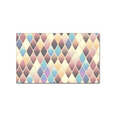 Abstract Colorful Diamond Background Tile Sticker (rectangular)