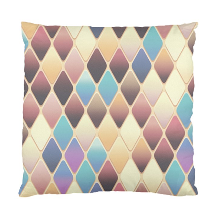 Abstract Colorful Diamond Background Tile Standard Cushion Case (One Side)