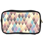 Abstract Colorful Diamond Background Tile Toiletries Bag (Two Sides) Front