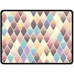 Abstract Colorful Diamond Background Tile Fleece Blanket (Large) 80 x60  Blanket Front