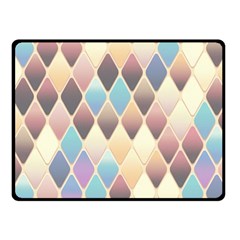 Abstract Colorful Diamond Background Tile Fleece Blanket (small) by Amaryn4rt