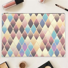 Abstract Colorful Diamond Background Tile Cosmetic Bag (xxl) by Amaryn4rt