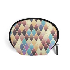 Abstract Colorful Diamond Background Tile Accessory Pouch (small) by Amaryn4rt