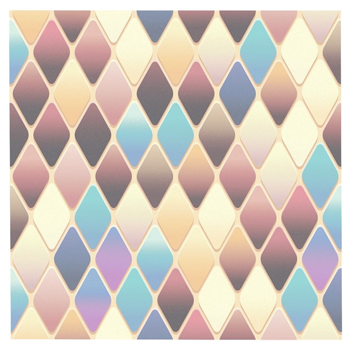 Abstract Colorful Diamond Background Tile Wooden Puzzle Square