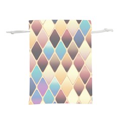 Abstract Colorful Diamond Background Tile Lightweight Drawstring Pouch (m) by Amaryn4rt