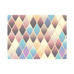 Abstract Colorful Diamond Background Tile Premium Plush Fleece Blanket (mini) by Amaryn4rt