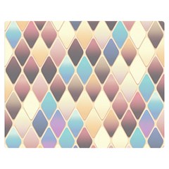 Abstract Colorful Diamond Background Tile Premium Plush Fleece Blanket (medium) by Amaryn4rt