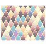 Abstract Colorful Diamond Background Tile Premium Plush Fleece Blanket (Medium) 60 x50  Blanket Front