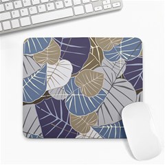 Ackground Leaves Desktop Large Mousepad by Amaryn4rt