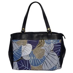 Ackground Leaves Desktop Oversize Office Handbag by Amaryn4rt