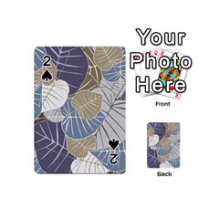 Ackground Leaves Desktop Playing Cards 54 Designs (mini) by Amaryn4rt