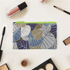 Ackground Leaves Desktop Cosmetic Bag (xs) by Amaryn4rt