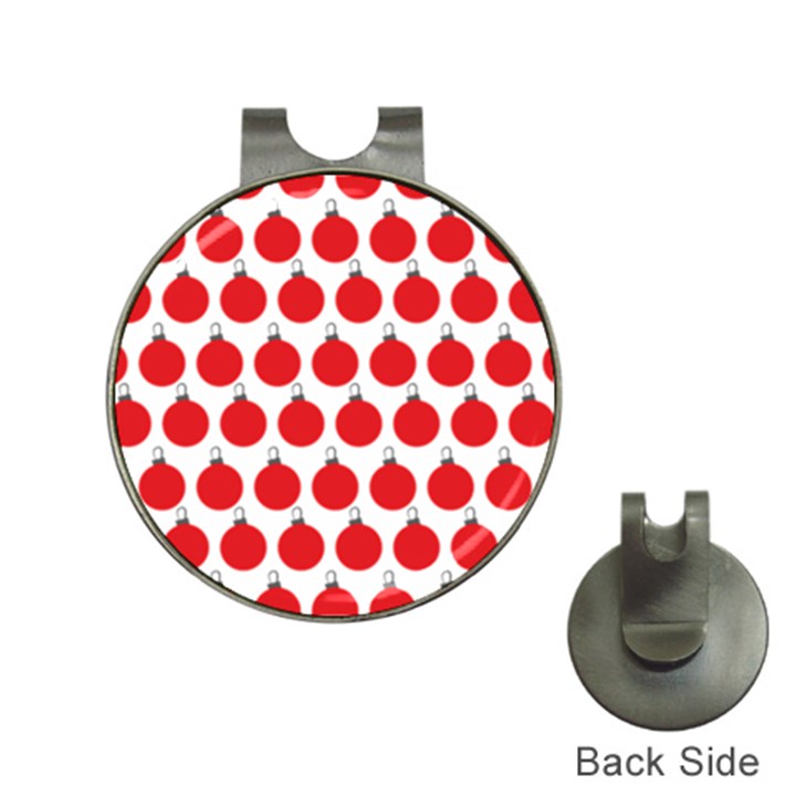 Christmas Baubles Bauble Holidays Hat Clips with Golf Markers