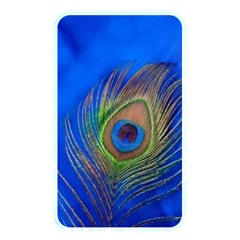 Blue Peacock Feather Memory Card Reader (Rectangular)