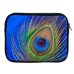 Blue Peacock Feather Apple Ipad 2/3/4 Zipper Cases by Amaryn4rt