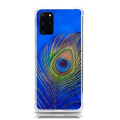 Blue Peacock Feather Samsung Galaxy S20plus 6 7 Inch Tpu Uv Case by Amaryn4rt