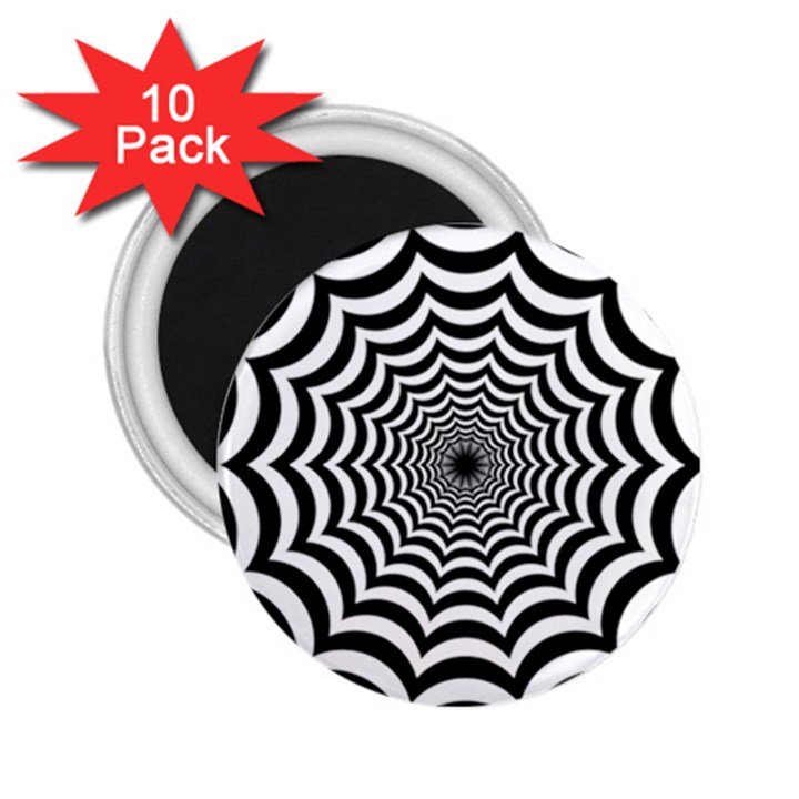 Spider Web Hypnotic 2.25  Magnets (10 pack) 