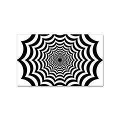 Spider Web Hypnotic Sticker (rectangular) by Amaryn4rt