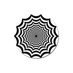 Spider Web Hypnotic Magnet 3  (round) by Amaryn4rt