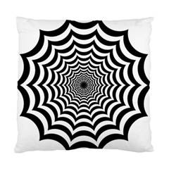 Spider Web Hypnotic Standard Cushion Case (one Side) by Amaryn4rt