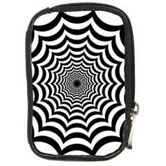 Spider Web Hypnotic Compact Camera Leather Case by Amaryn4rt