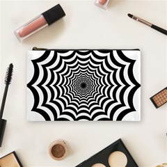 Spider Web Hypnotic Cosmetic Bag (medium) by Amaryn4rt