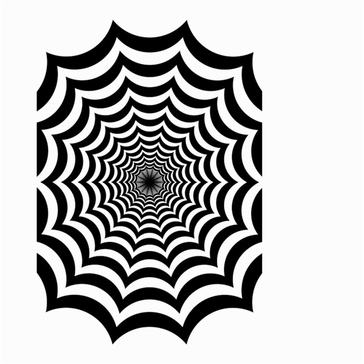 Spider Web Hypnotic Small Garden Flag (Two Sides)