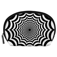 Spider Web Hypnotic Accessory Pouch (large) by Amaryn4rt