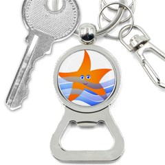 Beach Sea Shell Swimming Bottle Opener Key Chain by Amaryn4rt