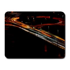 Highway Night Lighthouse Car Fast Small Mousepad by Amaryn4rt