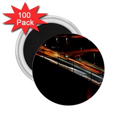 Highway Night Lighthouse Car Fast 2 25  Magnets (100 Pack)  by Amaryn4rt