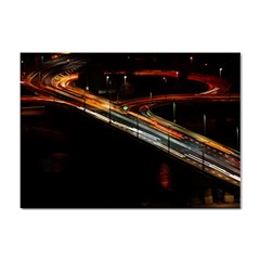 Highway Night Lighthouse Car Fast Sticker A4 (10 Pack) by Amaryn4rt