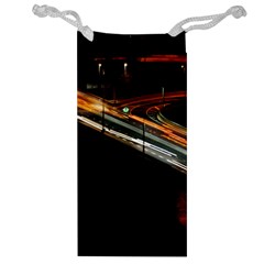 Highway Night Lighthouse Car Fast Jewelry Bag by Amaryn4rt