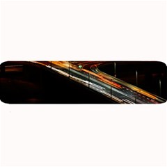 Highway Night Lighthouse Car Fast Large Bar Mat by Amaryn4rt