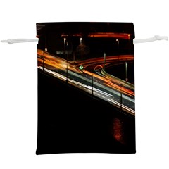 Highway Night Lighthouse Car Fast Lightweight Drawstring Pouch (xl) by Amaryn4rt