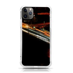 Highway Night Lighthouse Car Fast Iphone 11 Pro Max 6 5 Inch Tpu Uv Print Case by Amaryn4rt