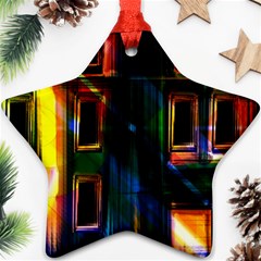 Architecture City Homes Window Ornament (star) by Amaryn4rt