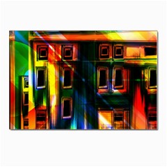 Architecture City Homes Window Postcards 5  X 7  (pkg Of 10) by Amaryn4rt