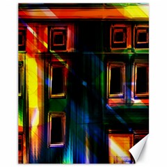 Architecture City Homes Window Canvas 11  X 14  by Amaryn4rt