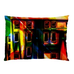 Architecture City Homes Window Pillow Case by Amaryn4rt