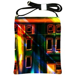 Architecture City Homes Window Shoulder Sling Bag by Amaryn4rt