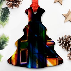 Architecture City Homes Window Ornament (christmas Tree)  by Amaryn4rt