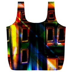 Architecture City Homes Window Full Print Recycle Bag (xxxl) by Amaryn4rt