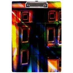 Architecture City Homes Window A4 Acrylic Clipboard by Amaryn4rt