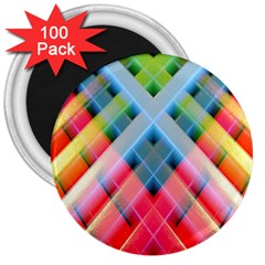 Graphics Colorful Colors Wallpaper Graphic Design 3  Magnets (100 Pack) by Amaryn4rt