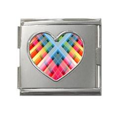 Graphics Colorful Colors Wallpaper Graphic Design Mega Link Heart Italian Charm (18mm) by Amaryn4rt