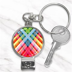 Graphics Colorful Colors Wallpaper Graphic Design Nail Clippers Key Chain by Amaryn4rt