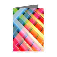 Graphics Colorful Colors Wallpaper Graphic Design Mini Greeting Card by Amaryn4rt