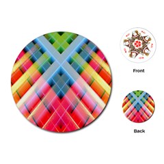 Graphics Colorful Colors Wallpaper Graphic Design Playing Cards Single Design (round) by Amaryn4rt