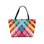 Graphics Colorful Colors Wallpaper Graphic Design Classic Shoulder Handbag Back